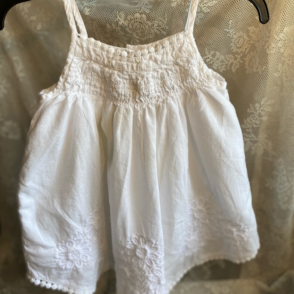 2 Neutral Girls Dresses Summer/Spring - Picture 5 of 6